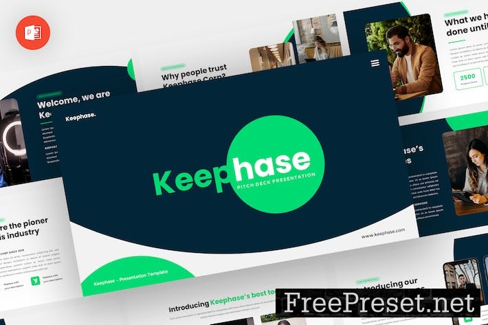 Keephase - Pitch Deck Powerpoint Template