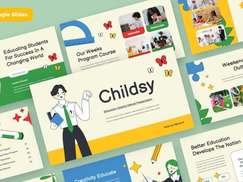 Kids Education Google Slides ZFVTYTX