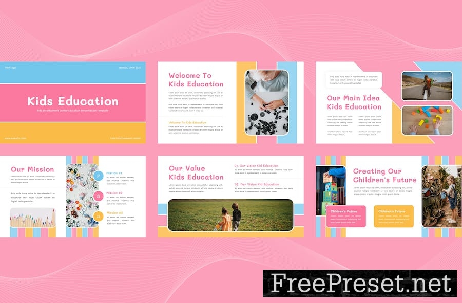 Kids Education Presentation Template MATFNQM