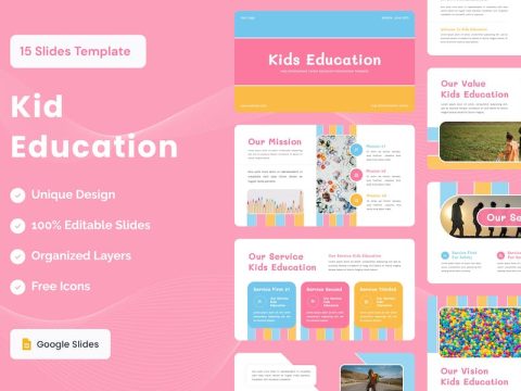 Kids Education Presentation Template MATFNQM