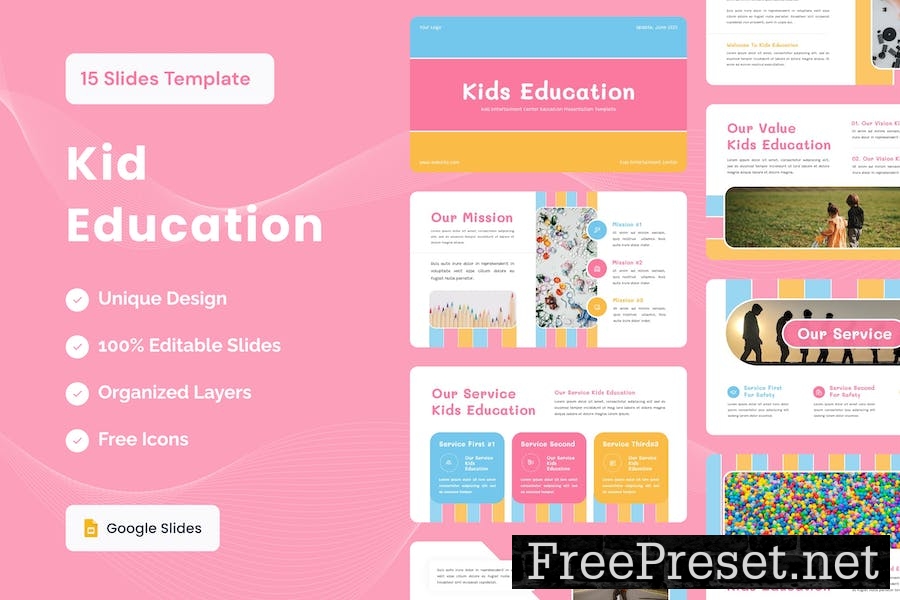 Kids Education Presentation Template MATFNQM