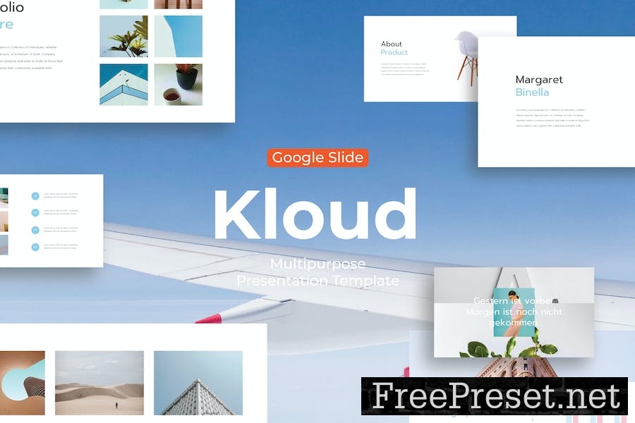 Kloud - Google Slide Template 3WYC8CC