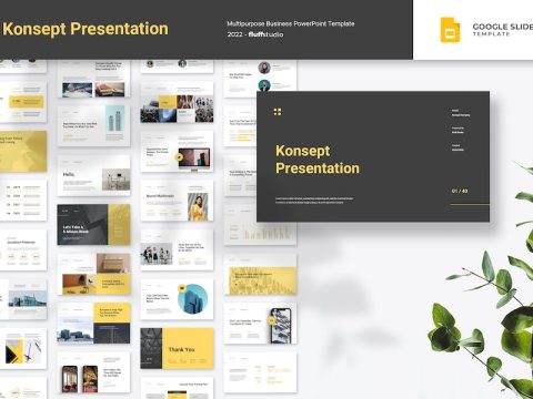 Konsept - Corporate Google Slides Template DBF33ZQ