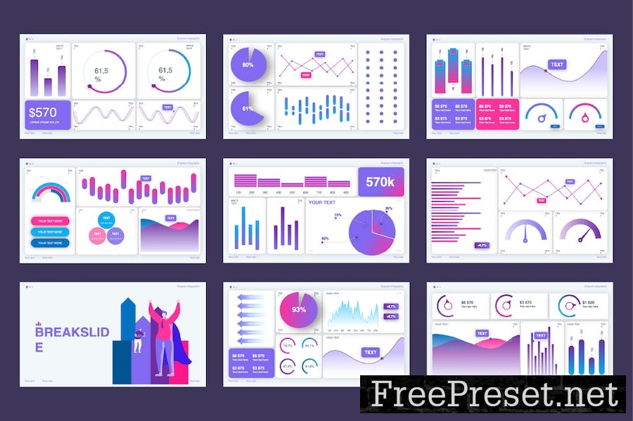 KPI Dashboard PowerPoint Template JFMEFTB