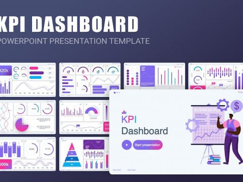 KPI Dashboard PowerPoint Template JFMEFTB