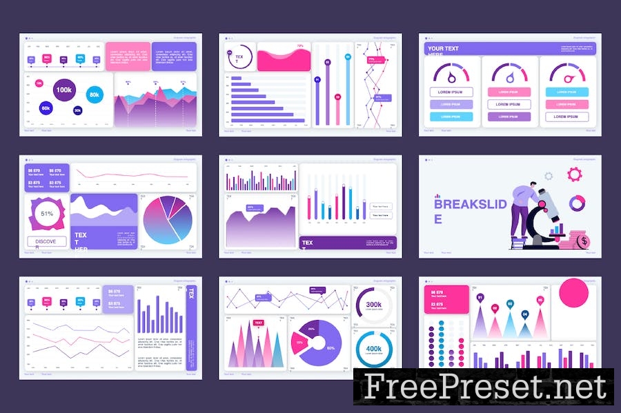 KPI Dashboard PowerPoint Template T764884