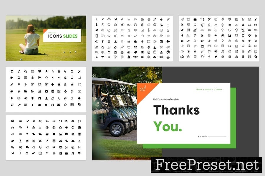 Kudhut- Golf & Multipurpose Google Slides Template L2RPZ9Y