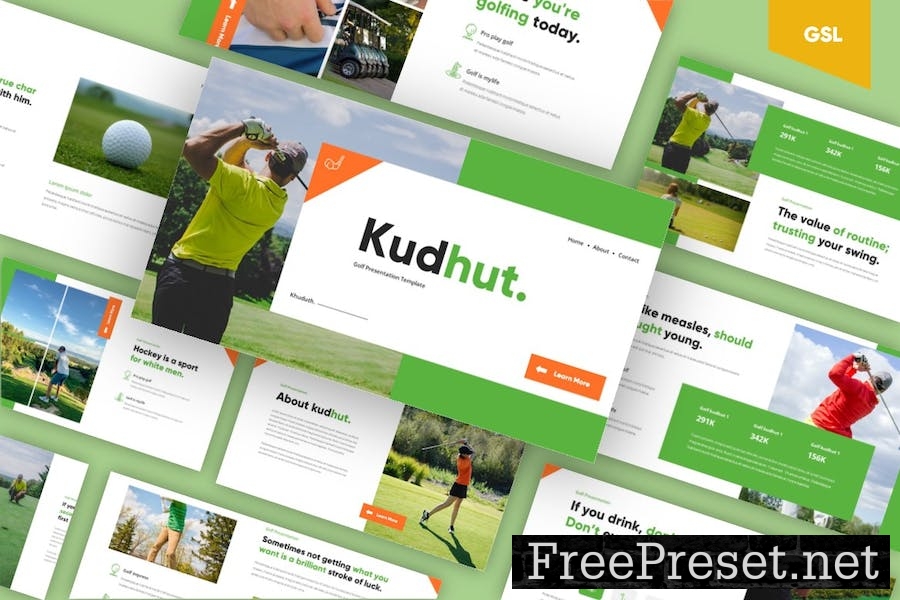 Kudhut- Golf & Multipurpose Google Slides Template L2RPZ9Y