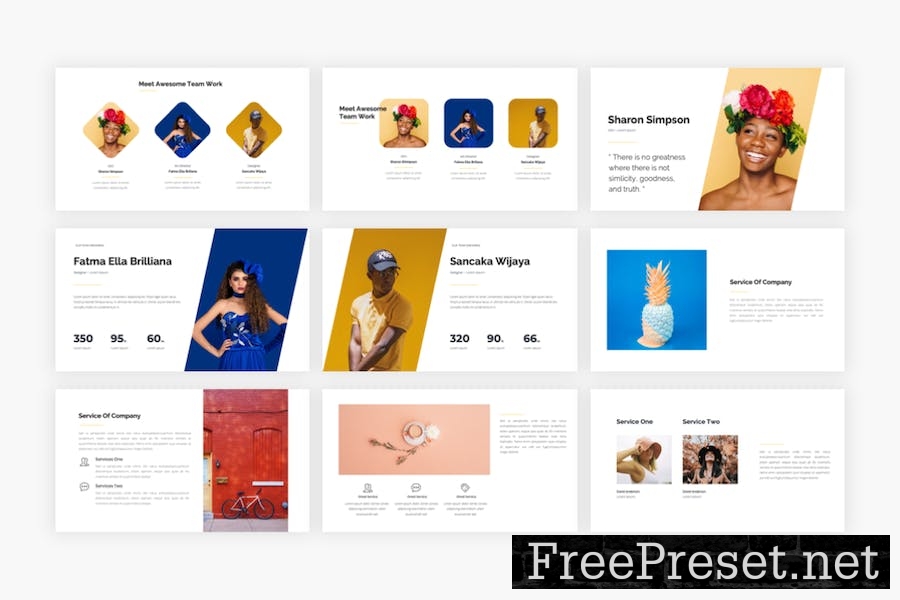 Kyla – Creative Business Google Slides Template E73NHRC