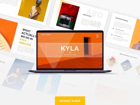 Kyla – Creative Business Google Slides Template E73NHRC