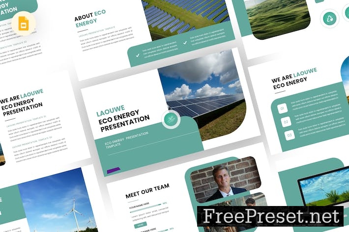 Laouwe - Eco Energy Google Slides Template C257V82