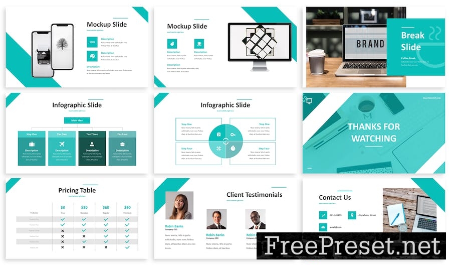 Lapel - Business Google Slide Template L9V92US