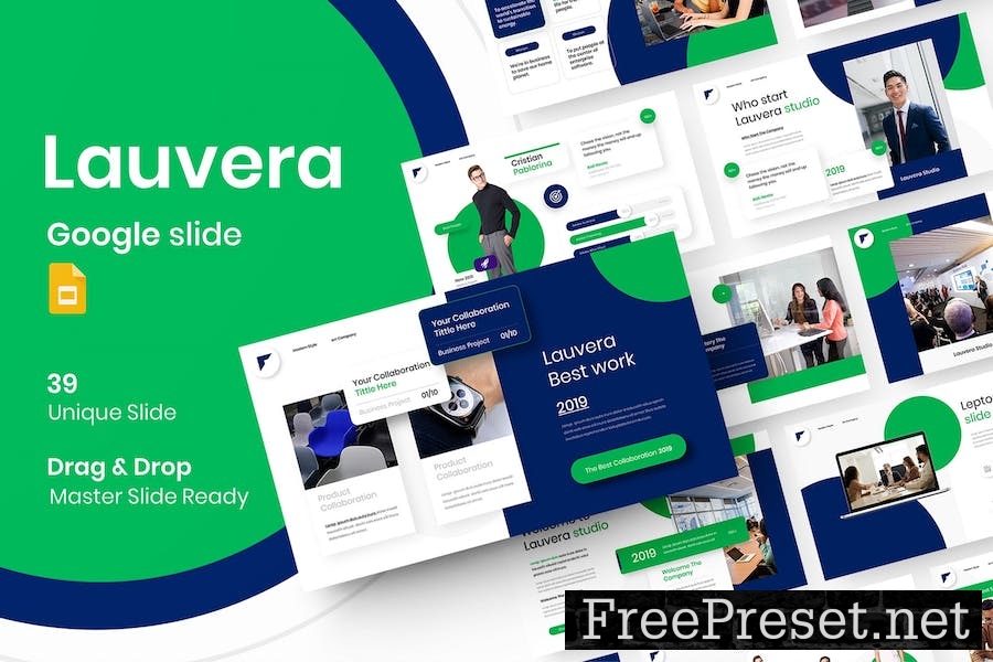 Lauvera - Business Google Slide Template GRB6XKL