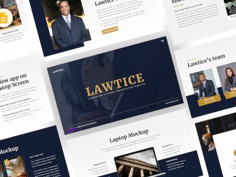 Lawtice - Lawyer Google Slides Template