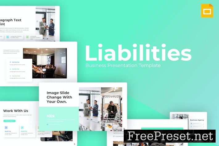 Liabilities Business Google Slides Template KACZG39