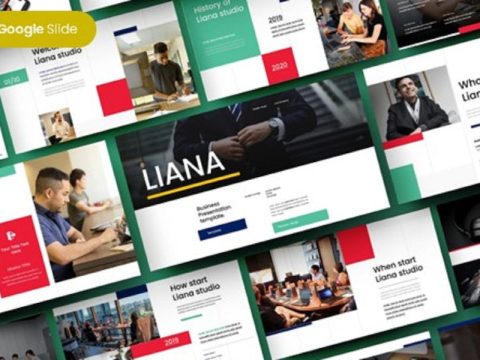 Liana - Business Google Slide Template 33F9MLT