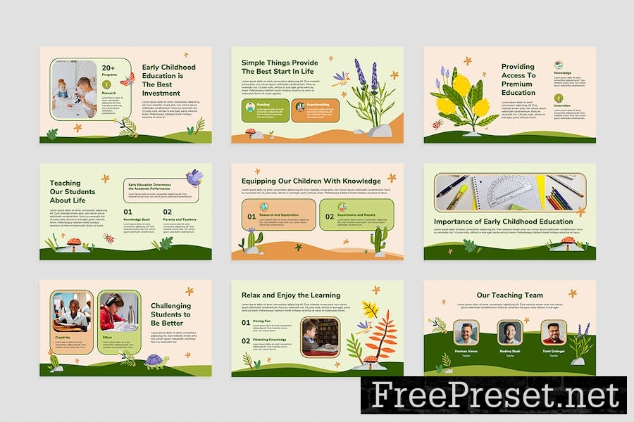 Life Science Slides Presentation Template WHEC4NF