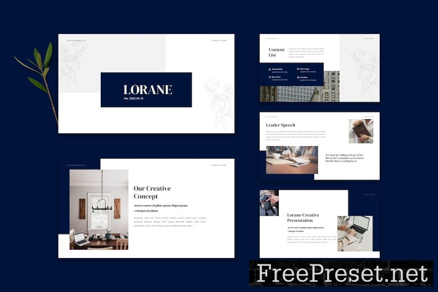 Lorena - Google Slide Template 7SGET4L