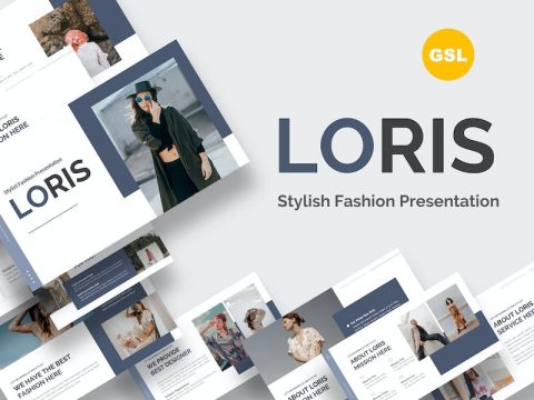 Loris - Fashion Minimal Google Slides 5SW7T37