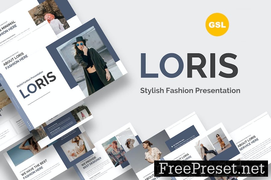 Loris - Fashion Minimal Google Slides 5SW7T37