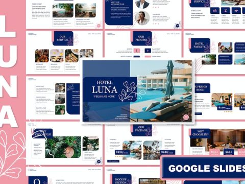 Luna Hotel - Google Slides TAH9LW2