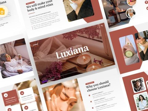 Luxiana - Spa & Sauna Google Slides Template J8H7PTE