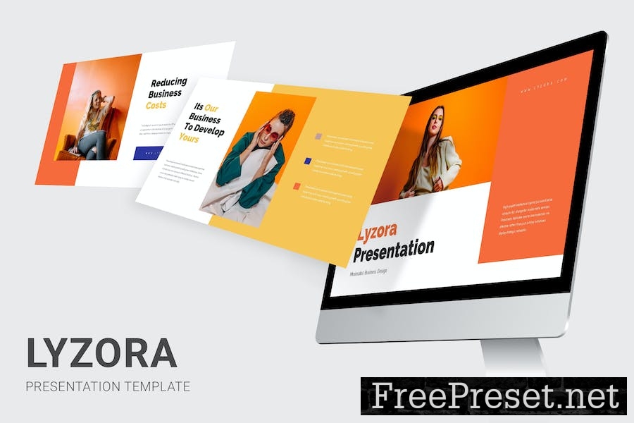 Lyzora - Business Lookbook Google Slides Template 25FUJXN