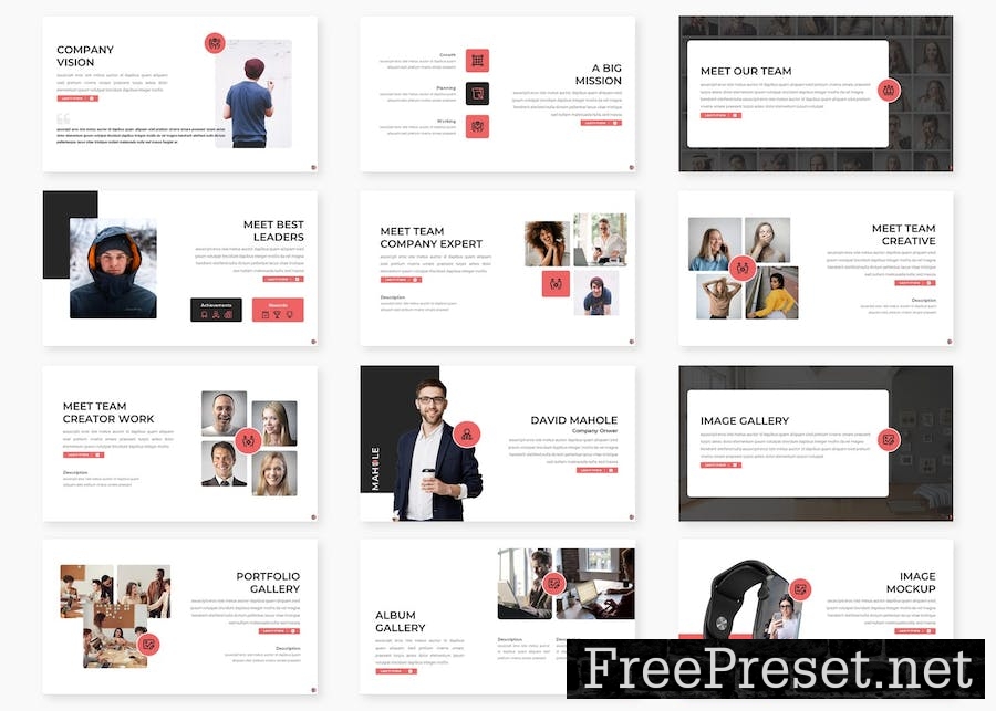 Mahole - Business Google Slides Template 7CKHCFP