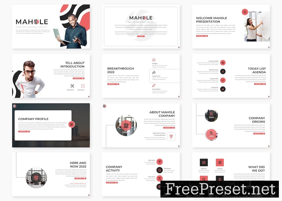 Mahole - Business Google Slides Template 7CKHCFP