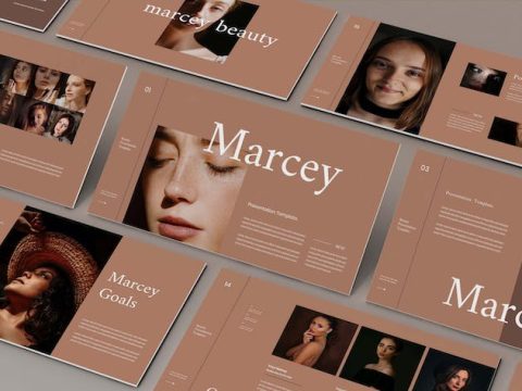 Marcey Business Presentation Google Slide Template 9JM4YQ3