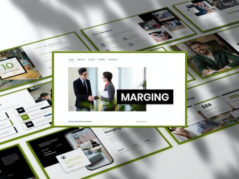 Marging - Business Presentation Google Slide ESR42XQ