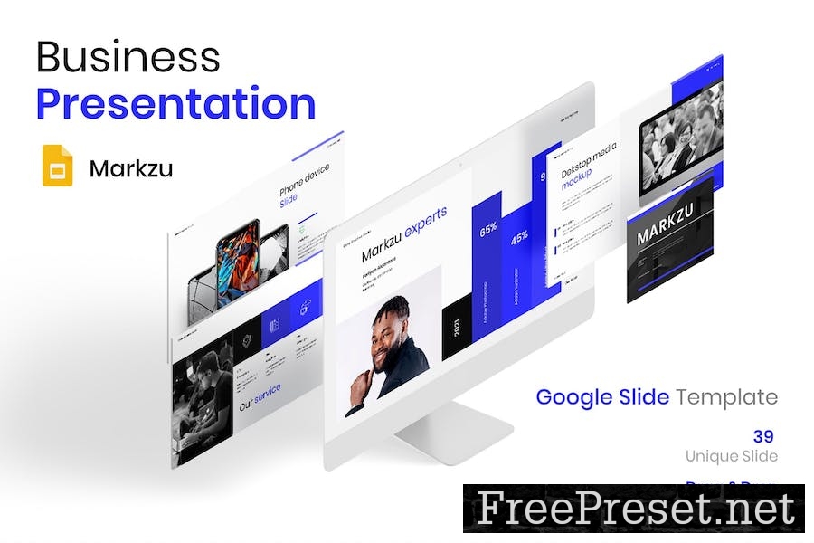 Markzu - Business Google Slide Template U9VL8JZ