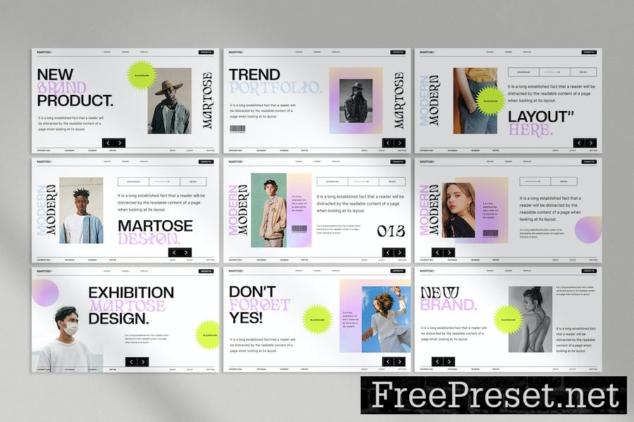 Martose - Gslide Urban Presentation Template D6LXM36