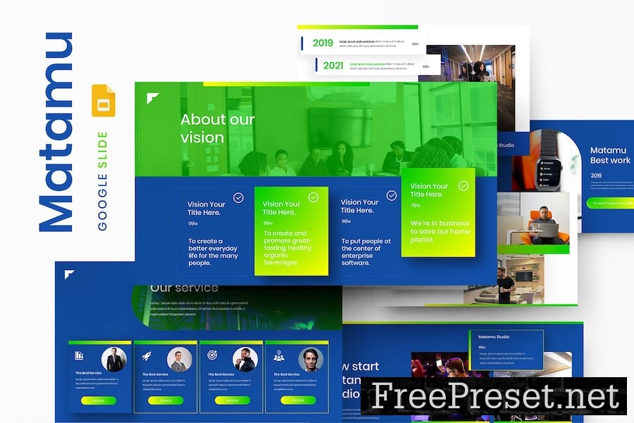 Matamu - Business Google Slide Template PDUY93B