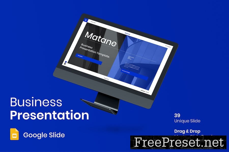 Matane - Business Google Slide Template V8JFFPD