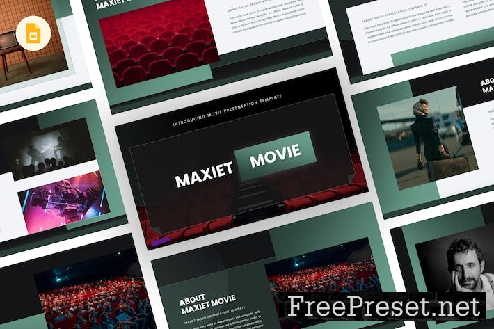 Maxiet - Movie Google Slides Template HL8ZJR3