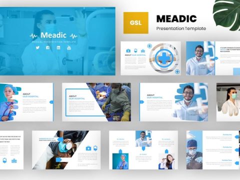 Meadic - Medical Google Slides Template 8ZYQ5HC