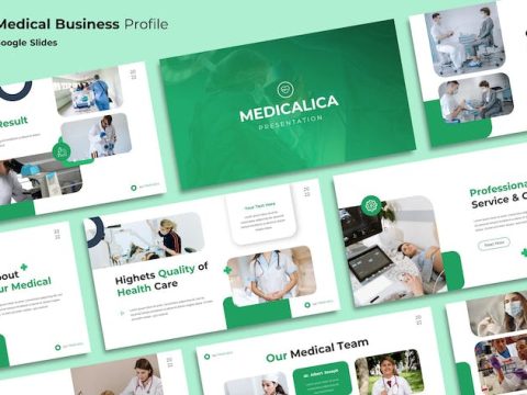 Medical Business Profile Google Slides MN6CQ48