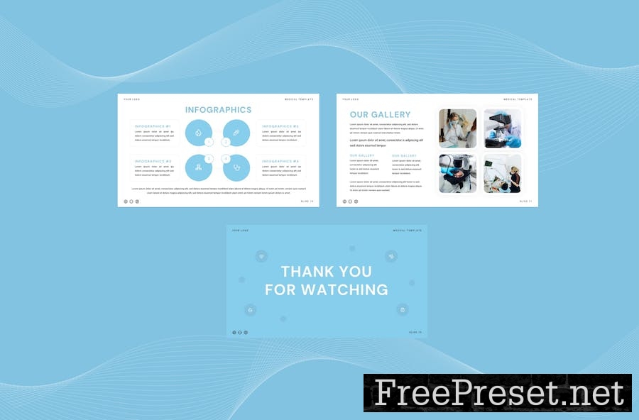 Medical Center Presentation Template D8M94ML