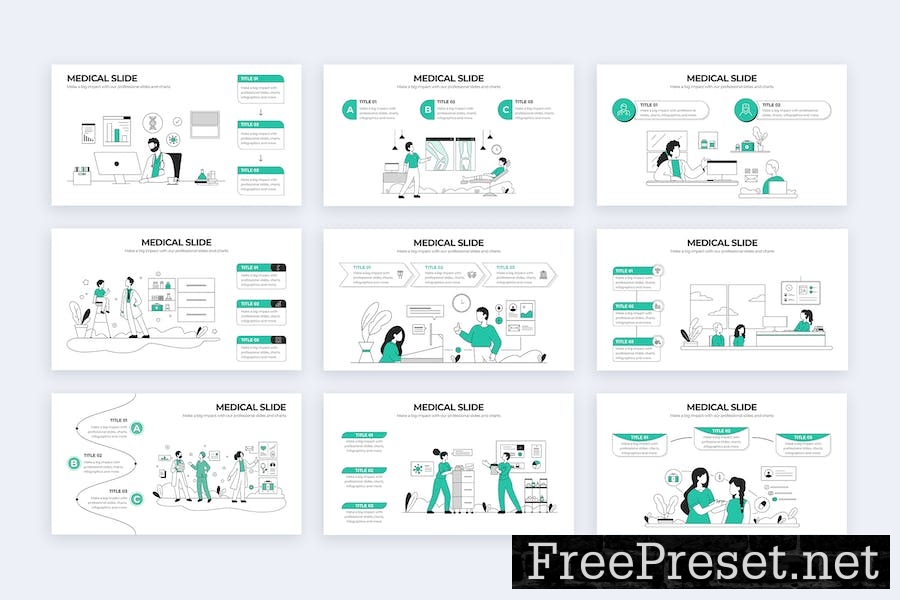 Medical Google Slides Infographics UNLGXK5