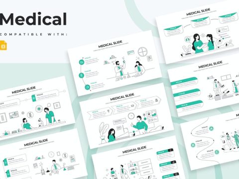 Medical Google Slides Infographics UNLGXK5