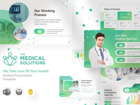 Medical Solution - Google Slide Template 6M6NJBP