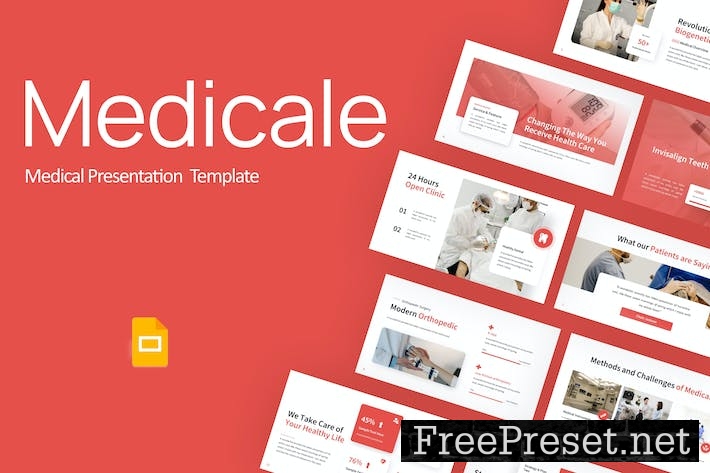 Medicale Pink Modern Medical Google Slides 45NHP5P