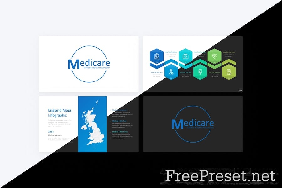 Medicare Medical PowerPoint Template TRLP5TL