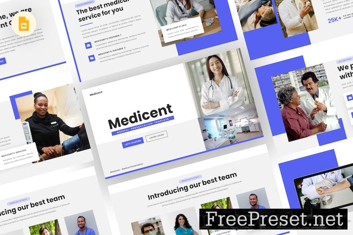 Medicent - Medic Google Slides Template