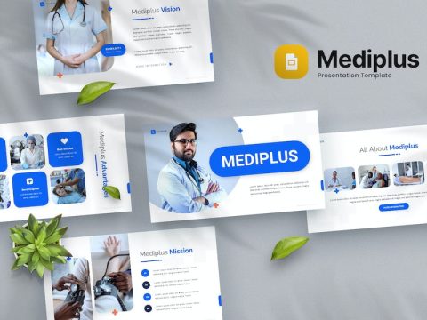 Mediplus - Medical & Health Google Slides Template 5NA6AVQ