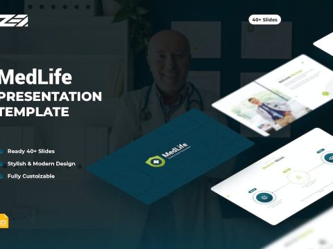 MedLife - Medical Center Google Slides Template FSP3BN2