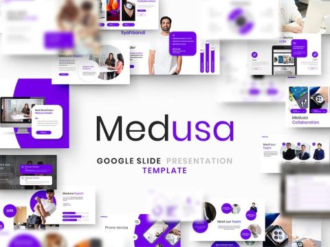 Medusa - Business Google Slide Template 3QALG3J