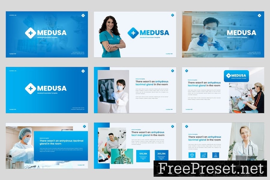 Medusa - Medical Google Slides Template ZYMZHVB