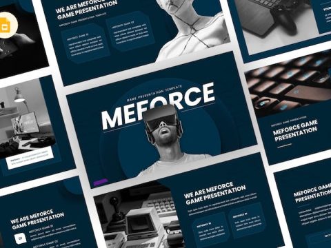 Meforce - Game Google Slides Template